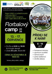 Florbalový camp 13.7. - 17.7.2026 